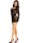 Leg Avenue Minikleid mit sexy langen Handschuhärmeln Onesize schwarz
