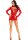 Leg Avenue Minikleid mit sexy langen Handschuhärmeln Onesize rot