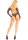 Leg Avenue Crotchless teddy with halter schwarz O/S