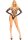Leg Avenue Crotchless teddy with halter schwarz O/S