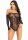 Leg Avenue Off the shoulder teddy black O/S