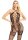 Leg Avenue mesh bodystocking with hearts one size black