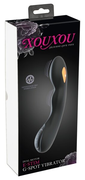 XOUXOU E-Stim Stimulation current G-spot vibrator black