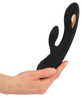 XOUXOU E-Stim stimulation current rabbit vibrator black