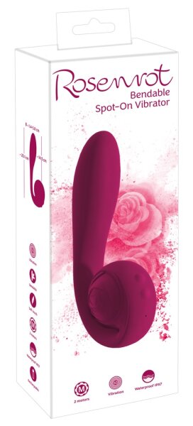 You2Toys Rosenrot Biegsamer G-Punkt Vibrator rot