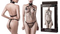 GREY VELVET 3-chain set XS-L