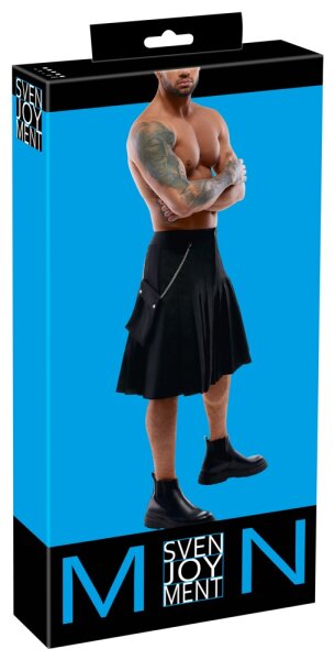 Mens Kilt Black S - 2XL