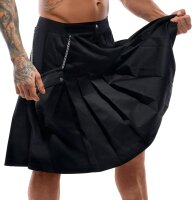 Mens Kilt Black S - 2XL