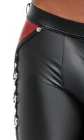 Mens Pants Black/Red S - XL