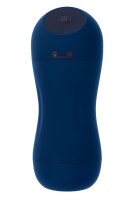 Playboy Gusto sucking, vibrating stroker blue