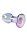 Playboy Jewels anal plug transparent 3.4 cm
