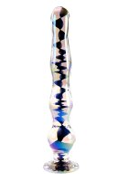 Playboy Jewels wall massage glass dildo transparent