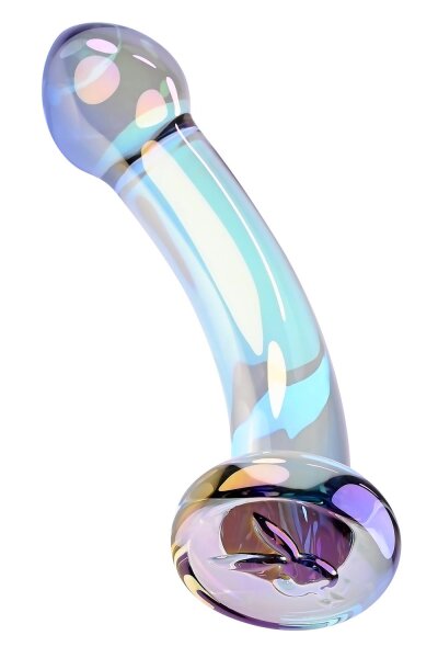 Playboy Jewels King transparent glass dildo