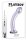 Playboy Jewels King transparent glass dildo