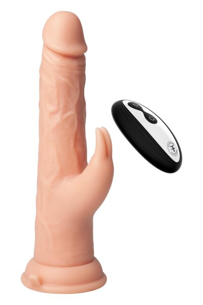 FemmeFun Vibrator Thruster Rabbit Nude