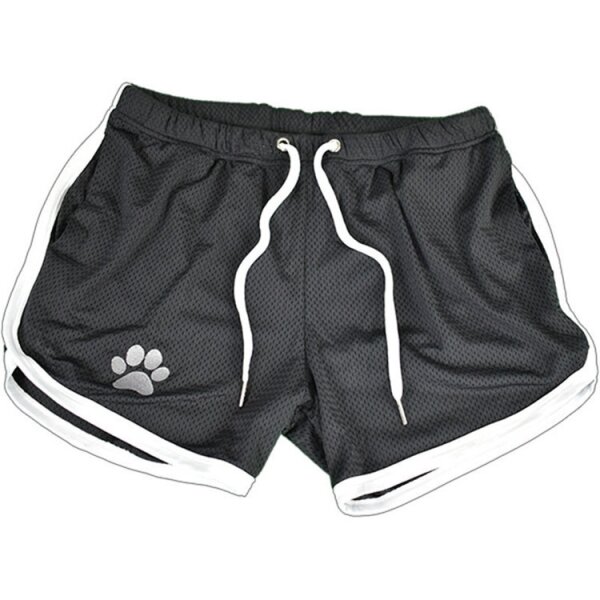 Kinky Puppy Paw Shorts Black-White XXL