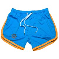 Kinky Puppy Paw Shorts Blue-Yellow XL