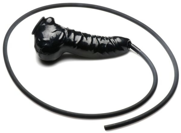 XR Brands Penis Sleeve with Guzzler Tubing 18 x 3.8cm