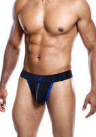 MaleBasics Neon Thong Blue S - XL