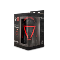 Prowler Roped Up Rover Lederhund mit rotem Bondage-Seil...