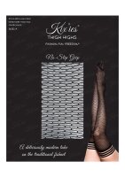 Kixies Beth Ann halterlose Netz-Strümpfe schwarz S - XL