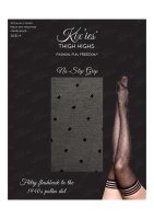 Kixies Ally hold-up stockings transparent dotted black S