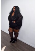 Kixies Autumn hold-up stockings brown S