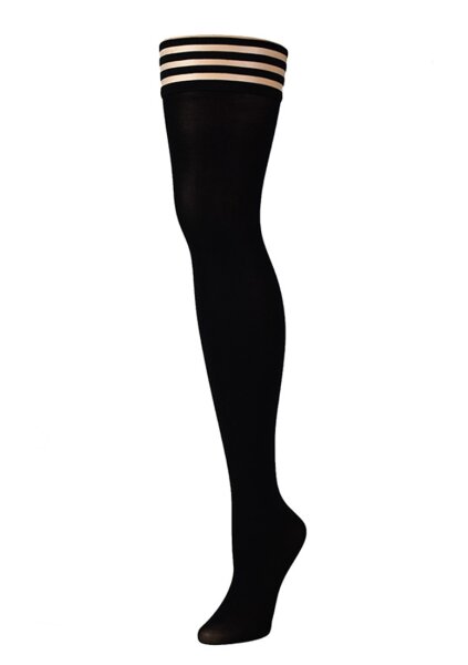 Kixies Danielle hold-up stockings black S