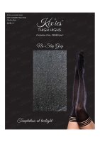 Kixies Kaylee hold-up stockings shimmering gray S