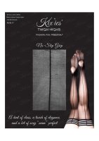 Kixies Lois hold-up stockings with center back seam black S