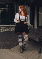 Kixies Mackenzie hold-up stockings with batik pattern multicolored S