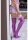 Kixies Par 4 hold-up stockings check/ diamond pattern purple S