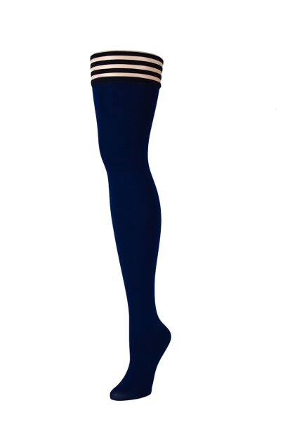 Kixies Selma hold-up stockings blue S