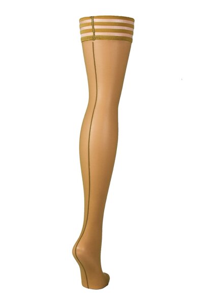 Kixies Vanessa hold-up stockings with center back seam skin-colored S