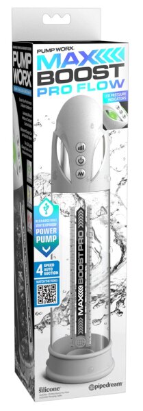 Pipedream Pump Worx Max Pro Flow White