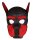 Kinky Puppy Neoprene Puppy Hoods RED