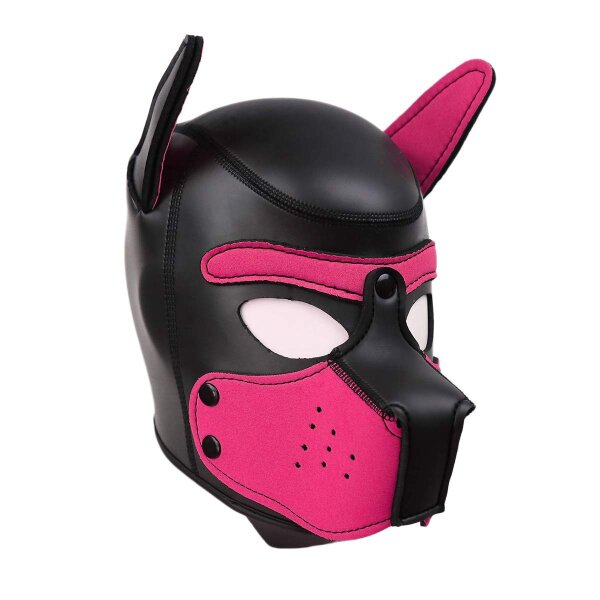 Kinky Puppy Neoprene Puppy Hoods PINK