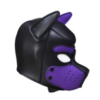 Kinky Puppy Neoprene Puppy Hoods PURPLE