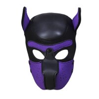 Kinky Puppy Neoprene Puppy Hoods PURPLE