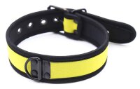 Kinky Puppy Yellow neoprene necklace