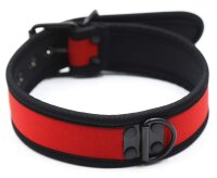 Kinky Puppy Necklace PUPPY Neoprene Red