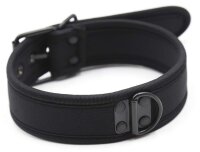 Kinky Puppy Black neoprene necklace