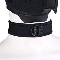 Kinky Puppy Black neoprene necklace