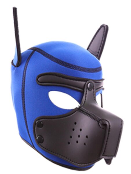 Kinky PUPPY Neoprene Hood Blue-Black