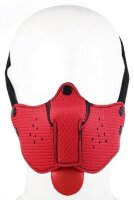 Kinky Puppy Red Neoprene Snout + Tongue