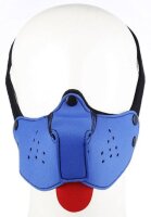 Kinky Puppy Dog Mouth Gag Bleu