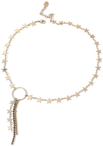 Joy Jewels Cuban Stars Gold Necklace