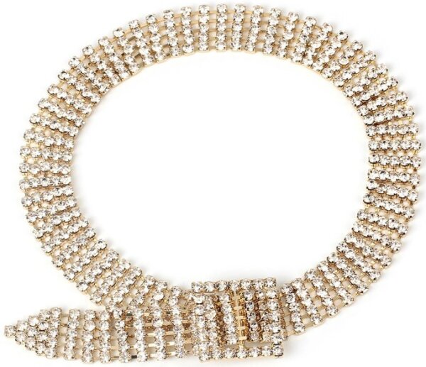 Joy Jewels Widen Crystal Gold Necklace