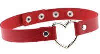 Joy Jewels Heart Lish Red Necklace