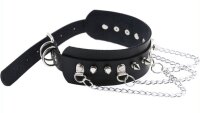 Joy Jewels Piky Spike Collar Black-Silver